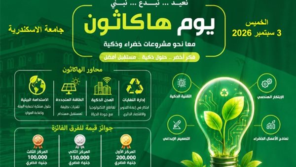 جامعة الإسكندرية تطلق هاكاثون «Green Loop» لدعم الابتكار البيئي