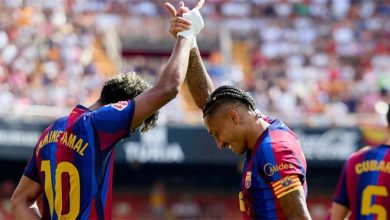 حكم مباراة برشلونة وفينورد في دوري أبطال أوروبا