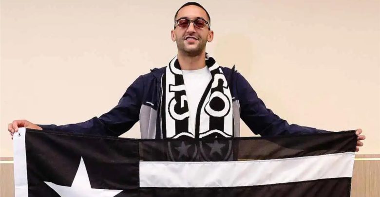 حكيم زياش: البرازيل رقم واحد في كرة القدم.. ومتحمس لتجربتي مع بوتافوجو