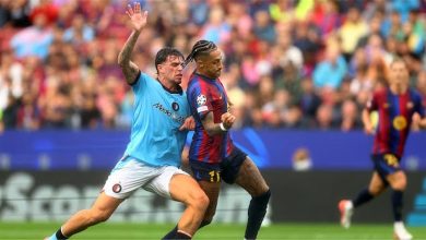 رافينها يدخل التاريخ في مباراة برشلونة وفينورد بـ دوري أبطال أوروبا