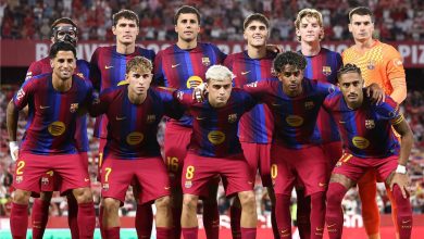رجل مباراة برشلونة وإشبيلية في الدوري الإسباني