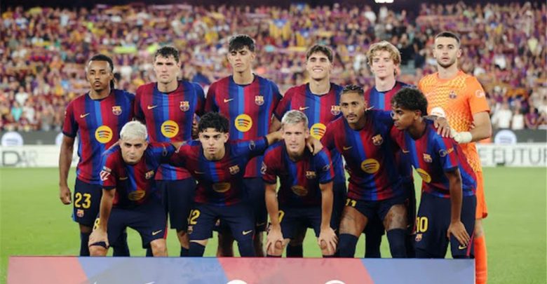 رجل مباراة برشلونة ورايو فاليكانو في الدوري الإسباني
