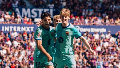 رجل مباراة برشلونة وليفانتي في الدوري الإسباني