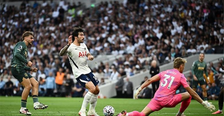رجل مباراة توتنهام وإيفرتون في الدوري الإنجليزي