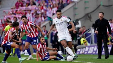 رجل مباراة ريال مدريد وأتلتيكو مدريد في الدوري الإسباني