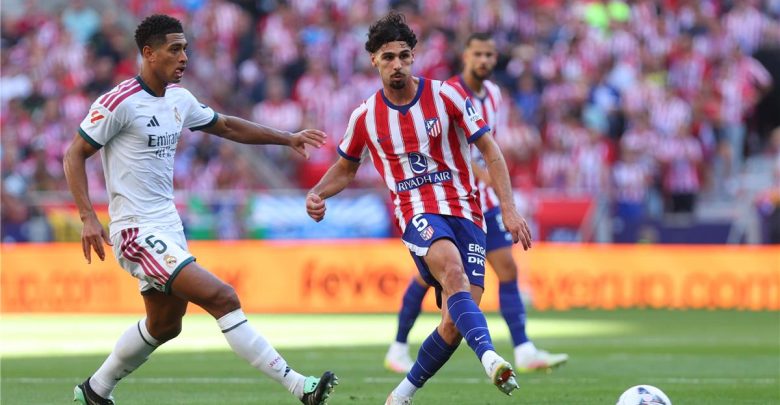 رجل مباراة ريال مدريد وأتلتيكو مدريد في الدوري الاسباني