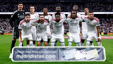 رجل مباراة ريال مدريد ورايو فاليكانو في الدوري الاسباني