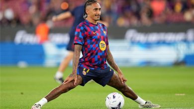 رقم قياسي ينتظر رافينها مع برشلونة خلال مواجهة فالنسيا