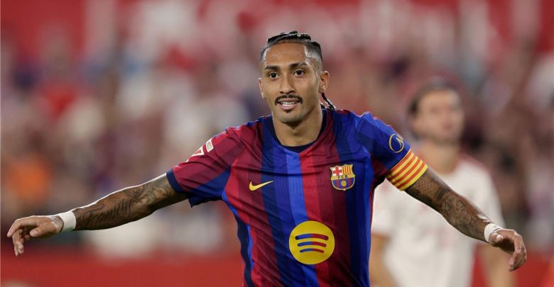 رقم مذهل لـ رافينها مع برشلونة