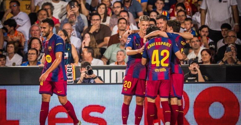 سبورت: أجواء متوترة قبل مواجهة برشلونة وفالنسيا