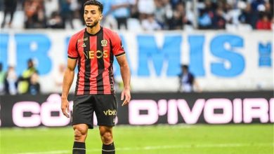 شبكة فرنسية تكافئ محمد عبد المنعم رغم تعادل نيس مع لومان