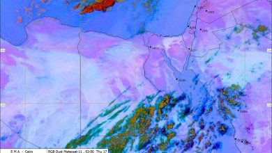 طقس شديد الحرارة على أغلب أنحاء البلاد وانخفاض في درجات الحرارة شمالًا