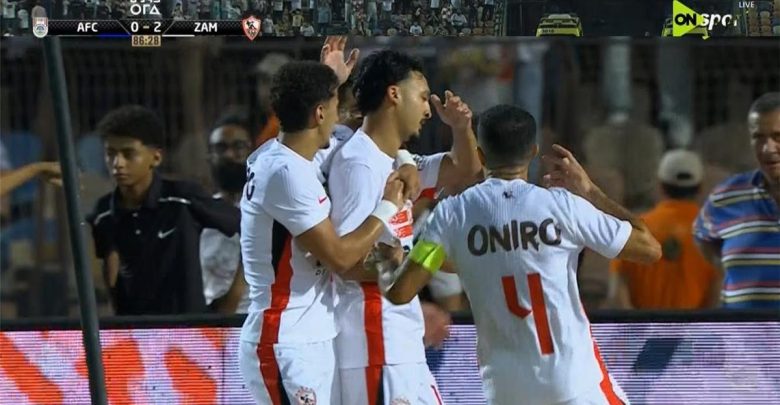 فيديو | أحمد شريف يسجل هدف الزمالك الثاني أمام أبو قير للأسمدة