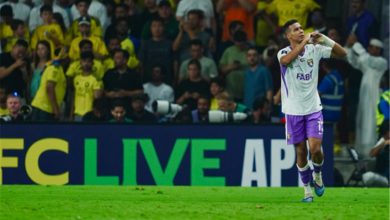 فيديو | العين الإماراتي يقسو على النصر السعودي برباعية نظيفة في دوري أبطال آسيا
