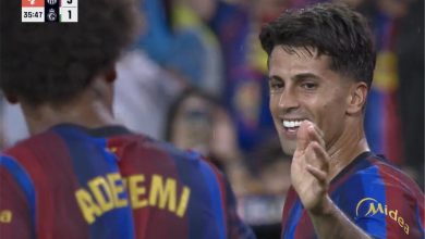 فيديو | جاي يقلص الفارق لـ راسينج وكانسيلو يسجل هدف برشلونة الثالث