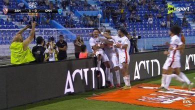 فيديو | في الوقت القاتل.. أحمد شريف يسجل هدف الزمالك الأول أمام غزل المحلة وحالة طرد