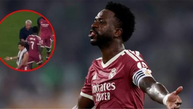 فيديو | فينيسيوس جونيور يثير الجدل بتصرفه مع مورينيو بعد الخسارة أمام ريال بيتيس