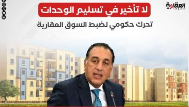 لا تأخير في تسليم الوحدات.. تحرك حكومي لضبط السوق العقارية