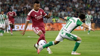 مبابي يهدر ضربة جزاء لـ ريال مدريد أمام ريال بيتيس