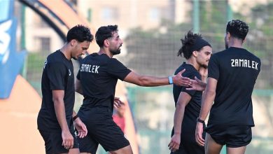 محمد شحاتة يسجل هدف الزمالك الأول أمام إيه إس بورت