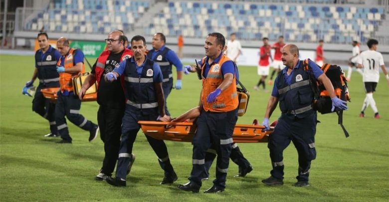 منتخب مصر للشباب يوضح حالة محمد رأفت بعد إصابته بارتجاج في المخ أمام ليبيا