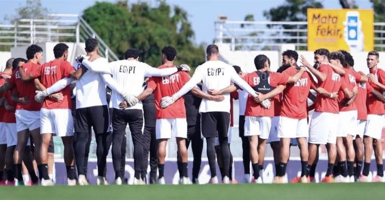 منتخب مصر يختتم تدريباته استعدادًا لمواجهة جنوب السودان