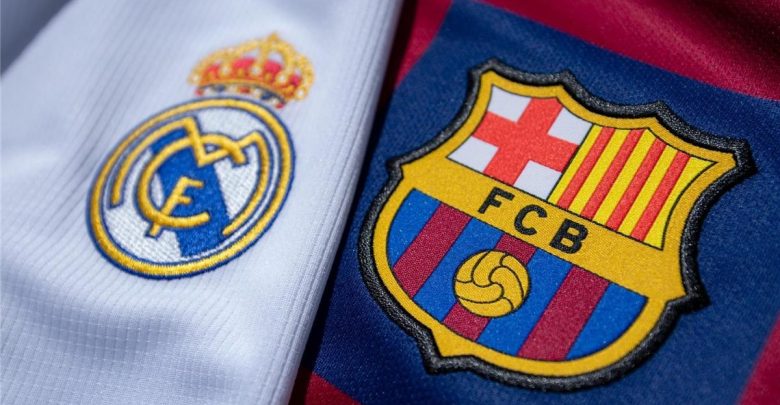 موعد مباراة الكلاسيكو بين برشلونة وريال مدريد في الدوري الإسباني