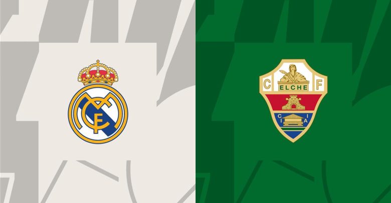 موعد والقناة الناقلة لمباراة ريال مدريد وإلتشي اليوم في الدوري الإسباني.. والمعلق