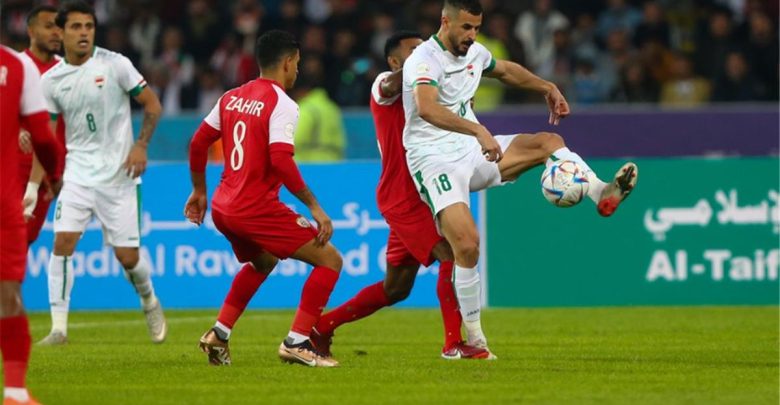 موعد والقنوات الناقلة لمباراة العراق وعمان اليوم في كأس الخليج "خليجي 27"