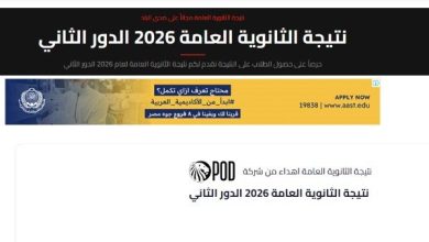 نتيجة الثانوية العامة 2026 الدور الثاني برقم الجلوس.. الرابط الرسمي وخطوات الاستعلام