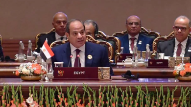 نص كلمة الرئيس السيسى في الجلسة المفتوحة وغداء العمل لقادة الدول الأعضاء والشريكة فى البريكس