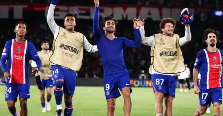 هاتريك توريس يقود باريس سان جيرمان للفوز بسداسية.. وآرسنال يتخطى نابولي في دوري أبطال أوروبا