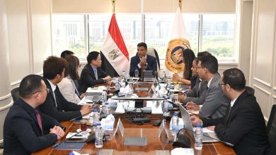 وزير الصناعة يبحث مع مجموعة كينجدوم الصينية لخيوط الكتان موقف مصنعها الجاري إنشاؤه في مصر