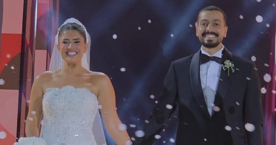 ديانا هشام تحتفل بزفافها بحضور الأهل والأصدقاء في أجواء رومانسية