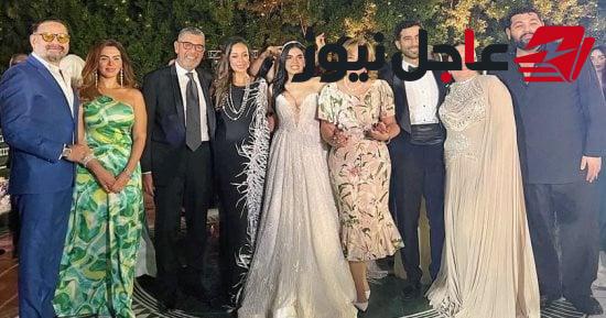 كريم أشرف مصيلحي يحتفل بزفافه بحضور إلهام شاهين وداليا البحيري
