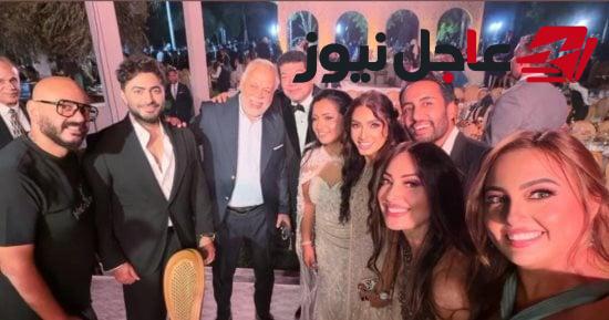 تامر حسني وأحمد سعد يضيئان حفل زفاف ابنة المخرجة شيرين عادل بحضور نخبة من نجوم الفن