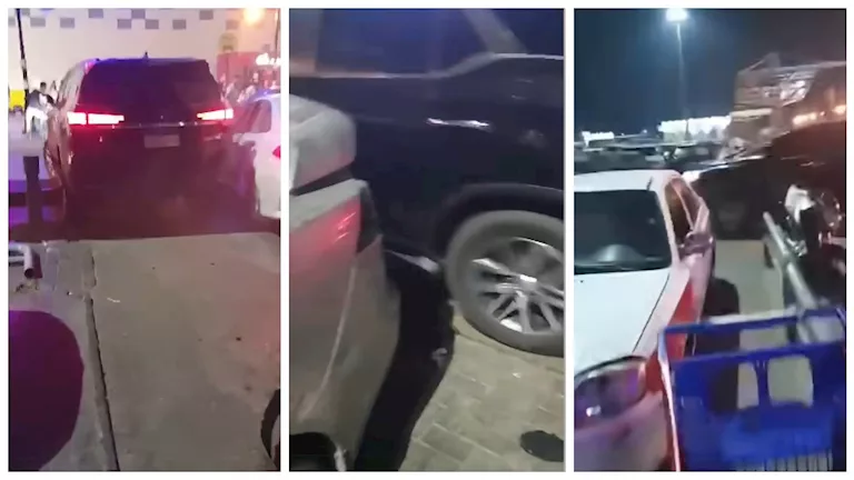 تفاصيل حادث اصطدام قائد سيارة بالمركبات وهروبه في العاشر من رمضان