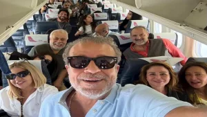 شريف منير يتألق في طريقه إلى مهرجان الجونة وسط نجوم الفن ـ صور