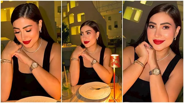 بوسي تتألق بفستان جريء في أحدث ظهور لها مع صور حصرية