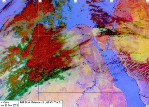 الأرصاد تحذر من أسبوع تقلبات الطقس وارتفاع الحرارة إلى 38 درجة مع أمطار في عدة محافظات