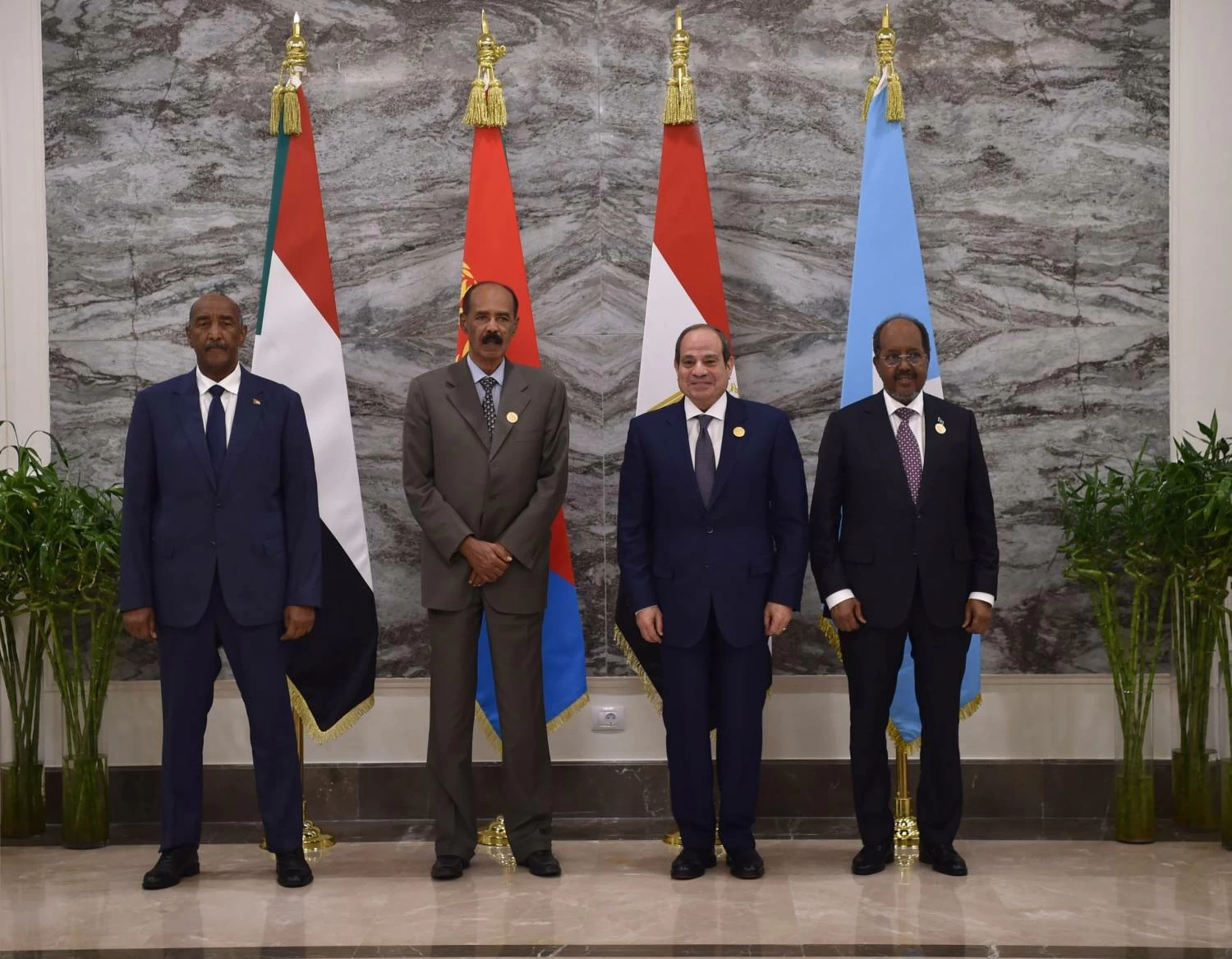 توافق مصري سوداني صومالي إريتري في بيان القمة الرباعية بالعلمين وأهم ما جاء فيه