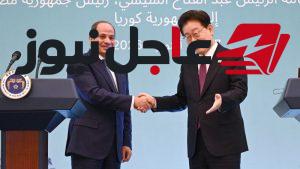 الرئيس السيسي يعلق على تصريحات نظيره الكوري خلال لقائهما المشترك