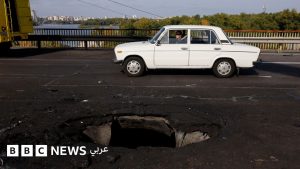 روسيا تستهدف جسرًا في كييف عقب وصول المستشار الألماني وترقّب حزمة دعم عسكري جديدة