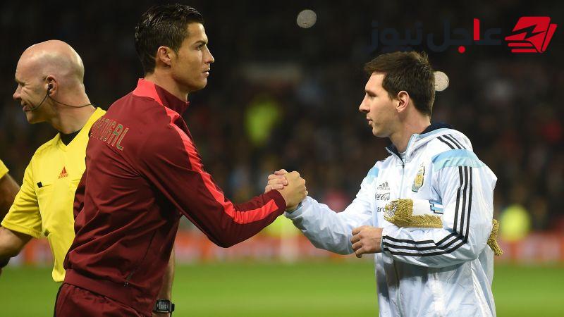 رونالدو يودع ليونيل ميسي بعد مباراته الأخيرة مع منتخب الأرجنتين