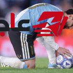 ليونيل ميسي يودع منتخب الأرجنتين بحفل عاطفي يجمع بين الدموع والأهداف والهتافات في آخر مباراة له مع التانغو
