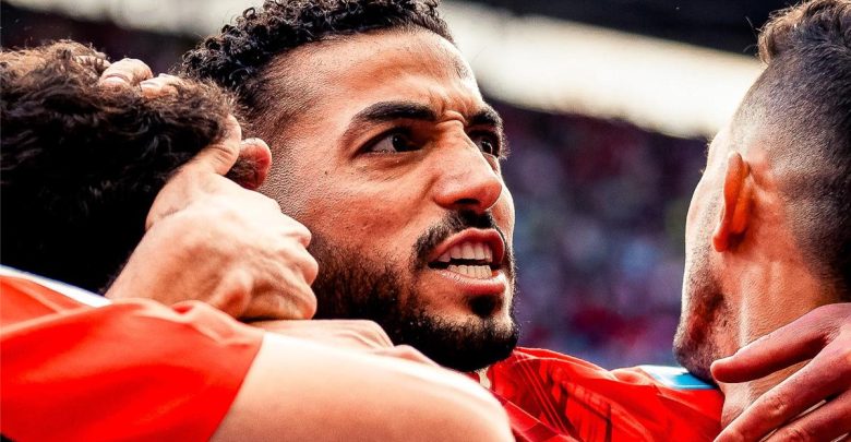 نيس يعلن رحيل محمد عبد المنعم من معسكر منتخب مصر